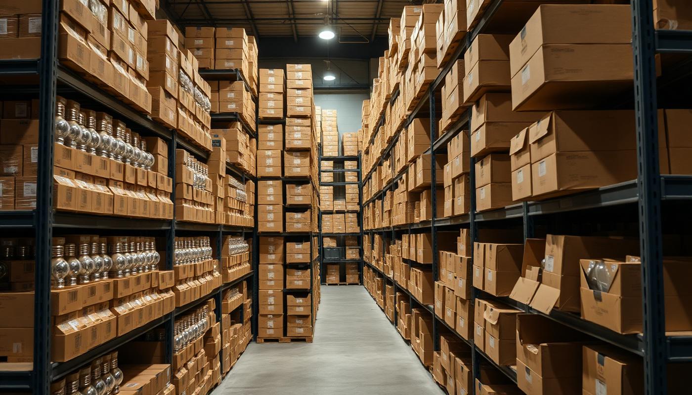 Finished-goods warehouse